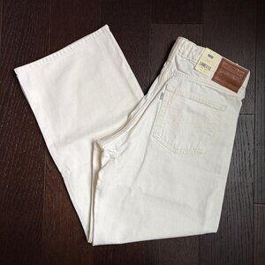 Levi's low loose jeans cream NWOT